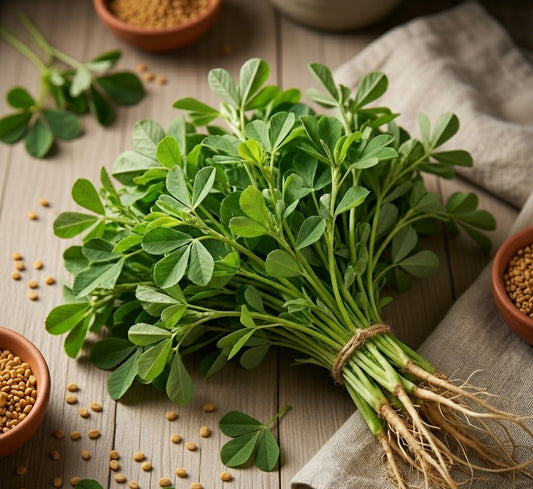 Fenugreek leaves (Methi ni bhaji)